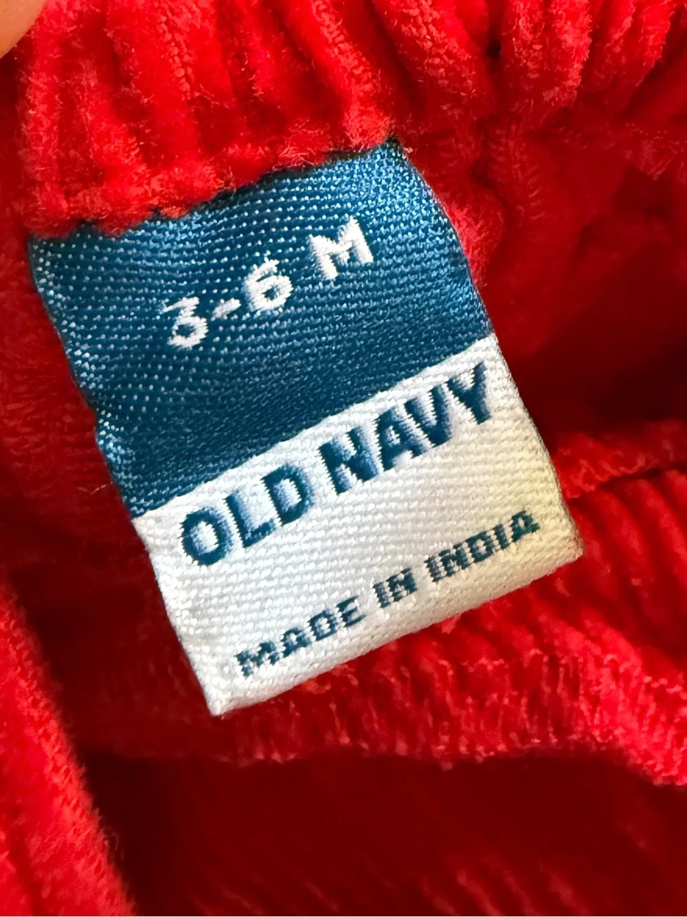 Old Navy Red Corduroy Heart-Accent Sundress